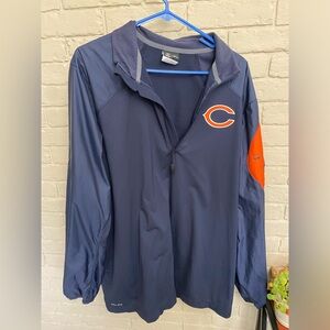 Men’s Nike Chicago Bears NFL On Field 1/4 Zip XL